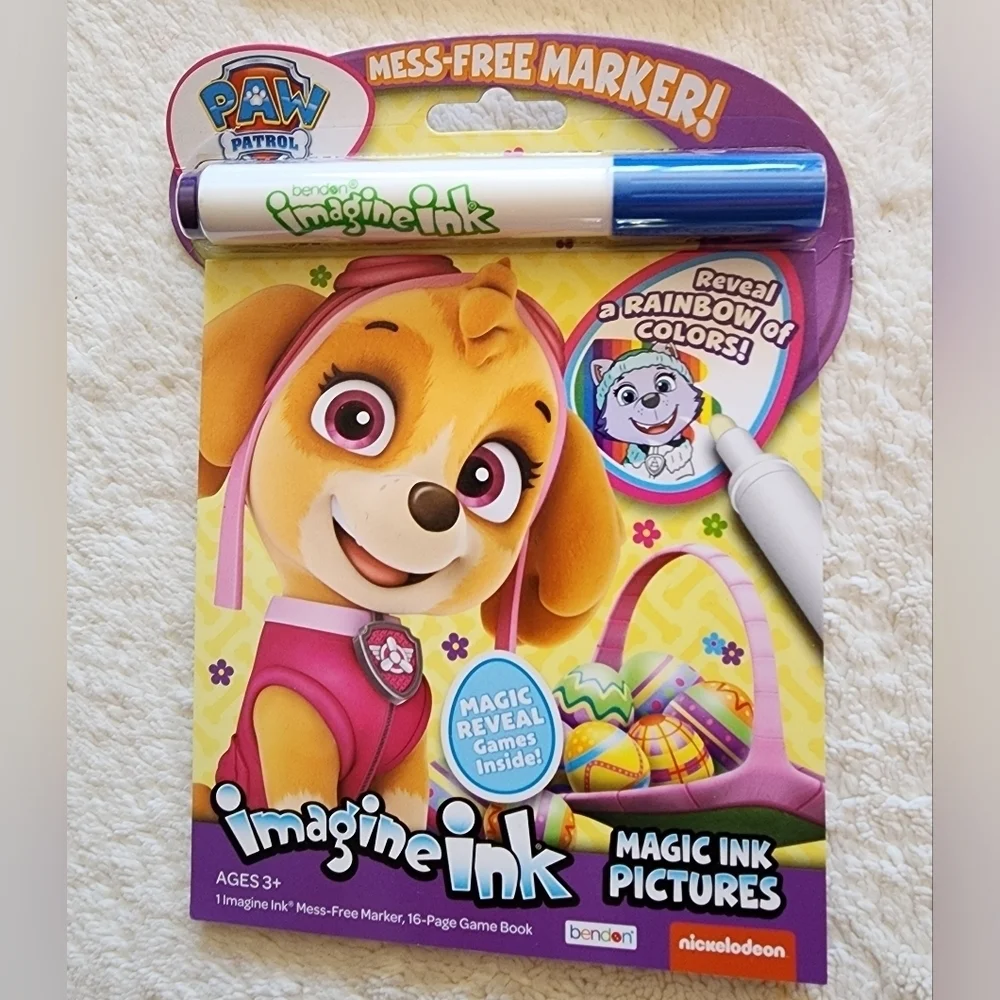 New limited-edition kid's Imagine Ink Magic Ink Coloring Book bundle of 3